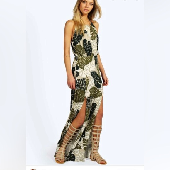 NWT maxi tropical dress - Picture 1 of 4